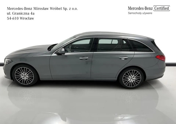 Mercedes-Benz Klasa C cena 214900 przebieg: 13600, rok produkcji 2021 z Wrocław małe 407